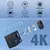 Câmera Ultra HD WiFi, 2.0&quot;, Capacidade 170D, 4K, 30fps