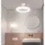 Ventilador De Teto Com Led Lâmpada Novo Com Controle Led 36W