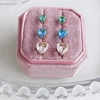 Trio de brincos folheados a ouro - REF449