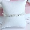Pulseira dupla folheada a prata - REF458