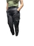 pantalon elastizado con cierre negro y azul