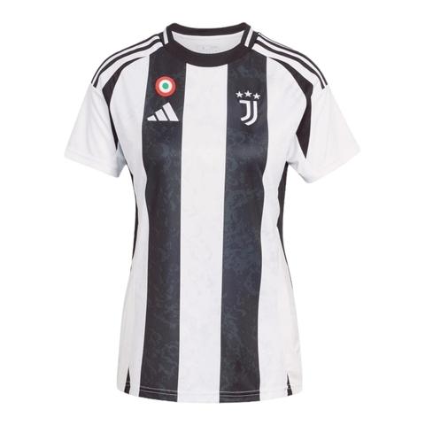 Camisa Juventus I 24/25 - Torcedor Adidas Feminina - Preta e Branca