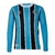 Camisa Grêmio I 25/26 manga longa - Torcedor Umbro Masculina - Azul e preta