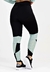 Calça com Detalhe Verde Legging Metamorfose Preto | REF: MTF24 - TopForma