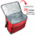 Bolsa Caixa Térmica 24 Litros SoftCooler Com Alça Unitermi Isolante Térmico 8mm 39 Latas Vermelho na internet