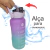 Garrafa De Águá Squeeze Esportiva Motivacional Colorida Canudo Adesivos Stickers 2 Litros Lilás (Roxo) na internet