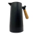Garrafa Térmica Cabo de Madeira 1 Litro Jarra Wooden Handle Potty Bule Linha Mesa Preto