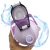 Garrafa De Águá Squeeze Esportiva Motivacional Colorida Canudo Adesivos Stickers 2 Litros Lilás (Roxo)