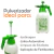 Pulverizador Manual Bomba De Compressão Borrifador Pressão Jardim 2 Litros - BRANCO - comprar online