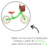 DM0013VR (VERDE) - Bicicleta De Equilibrio Infantil Com Cestinha Bike Balance Sem Pedal - loja online