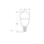 KIT 20 LAMPADA BOLINHA LED 3,5W BIVOLT 3000K E14/E27 OSRAM - FR Materiais Elétricos