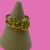 anillo tory burch dorado