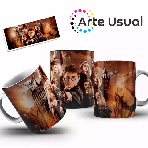 Caneca Harry Potter e Albus Dumbledore