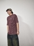 Waffle T-Shirt Bordó - tienda online
