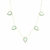 COLAR CRISTAL PARAIBA ZIRCONIA 5 GOTAS - comprar online