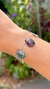 Pulseira Four Bugs com Zircônias Coloridas - 19cm - Banho de Ródio Branco - comprar online