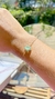 PULSEIRA FUSION ESMERALDA COLOMBIANA ZIRCONIA BRANCA OVAL CRAVEJADO EM GARRAS 8X6 REGULAVEL - comprar online