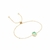 PULSEIRA FUSION ESMERALDA COLOMBIANA ZIRCONIA BRANCA OVAL CRAVEJADO EM GARRAS 8X6 REGULAVEL