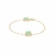 PULSEIRA FUSION ESMERALDA COLOMBIANA ZIRCONIA BRANCA