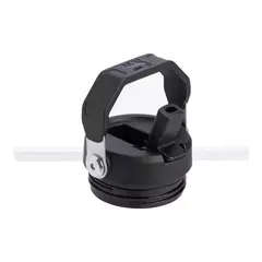 The IceFlow Bottle con Flip Straw Lid Black - Canela´s Shop