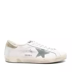 Golden Goose Super-star Blanco Talón Dorado (Parche Estrella Gris) - comprar en línea