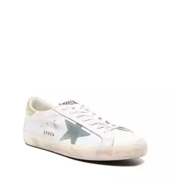 Golden Goose Super-star Blanco Talón Dorado (Parche Estrella Gris) en internet