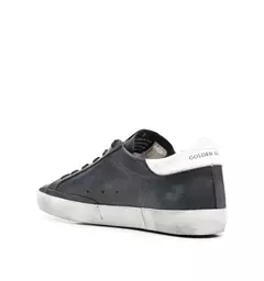 Golden Goose Super-star Negro Talón Blanco (Parche Estrella Blanco) - Canela´s Shop
