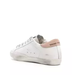 Golden Goose Super-star Blanco Talón Rosa (Parche Estrella Rosa) - Canela´s Shop