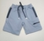 Bermuda Infantil Moletom Utrends Azul Bebê Novo