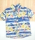 Camisa Praia Coqueiros Maldivas Infantil Novo