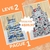 Kit Conjunto Pague 1 Leve 2 Jardineiras Infantis Floral e Retrô - comprar online