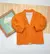 Blazer Laranja Infantil Novo
