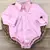 Body Camisa Rosa Malha Infantil Novo