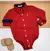 Body Social Vermelho Marinho e Branco Moscou Infantil Novo na internet