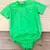 Body Camiseta T-shirt Malha Verde Limão Infantil Novo