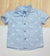 Camisa Social Realeza Corôas Azul Bebê Infantil Novo