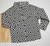 Camisa Abstratos Preta e Branca Infantil Novo