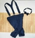 Calça Social Azul Marinho + Suspensório + Gravata Azul Marinho Novo - comprar online