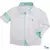 Camisa Branca Detalhes listrados Catar Infantil Novo