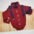 Body Social Vermelho Marinho e Branco Moscou Infantil Novo - comprar online