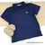 Polo Camisa Marinho e Vermelho Infantil Novo