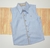 Regata Social Azul com detalhe Caqui Infantil Novo