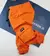 Calça Jogger Laranja Infantil Novo