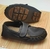 Sapato Mocassim Preto com Velcro Novo