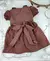 Vestido Infantil Baby Losangos Natal Novo - comprar online