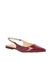 SAPATILHA SLINGBACK BICO FINO PIRÂMIDES MARSALA - comprar online