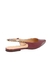 SAPATILHA SLINGBACK BICO FINO PIRÂMIDES MARSALA na internet
