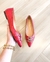 SAPATILHA BICO FINO FIVELAS NEW DALLAS VERMELHO - comprar online