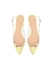 SAPATILHA SLINGBACK EM COURO COM VINIL AMARELO CLARO na internet