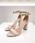 SANDÁLIA GISELE SALTO ALTO OFF WHITE